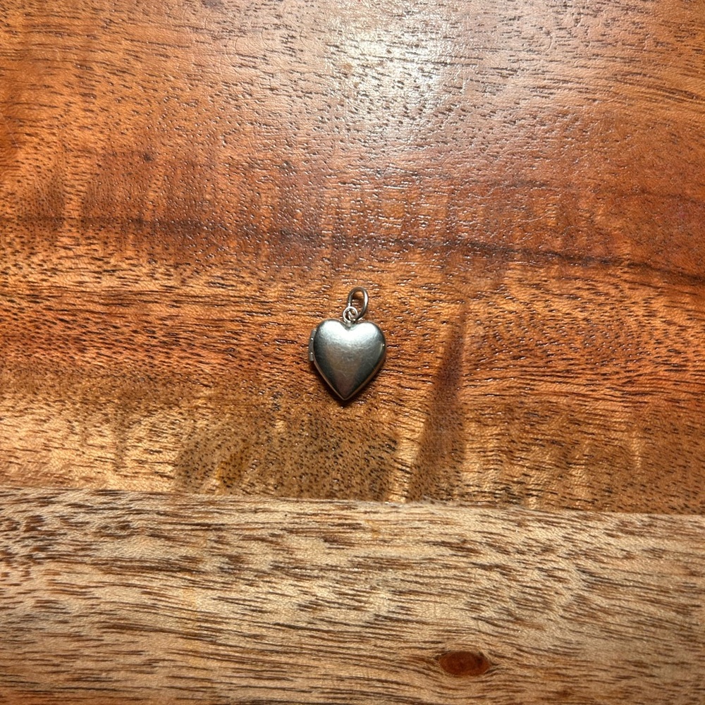 Catbird Silver Double Heart Locket Charm